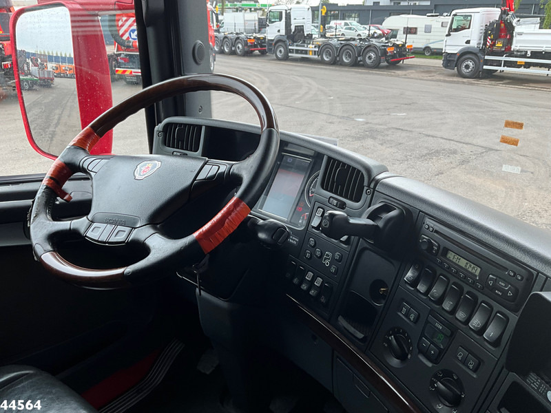 Влекач Scania R 620 10x4 V8 Retarder Effer 175 Tonmeter laadkraan + Fly-Jib Just 170.527 km!: снимка 19