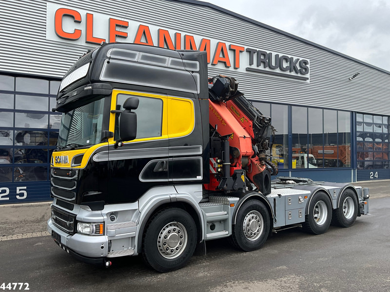 Scania R500 8x4 V8 Retarder Palfinger 53 Tonmeter laadkraan + Fly-Jib - Влекач: снимка 2 Scania R500 8x4 V8 Retarder Palfinger 53 Tonmeter laadkraan + Fly-Jib - Влекач: снимка 2