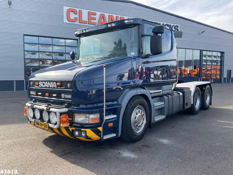 Scania T 164.580 V8 6x4 Origineel NL Trekker! - Влекач: снимка 1 Scania T 164.580 V8 6x4 Origineel NL Trekker! - Влекач: снимка 1