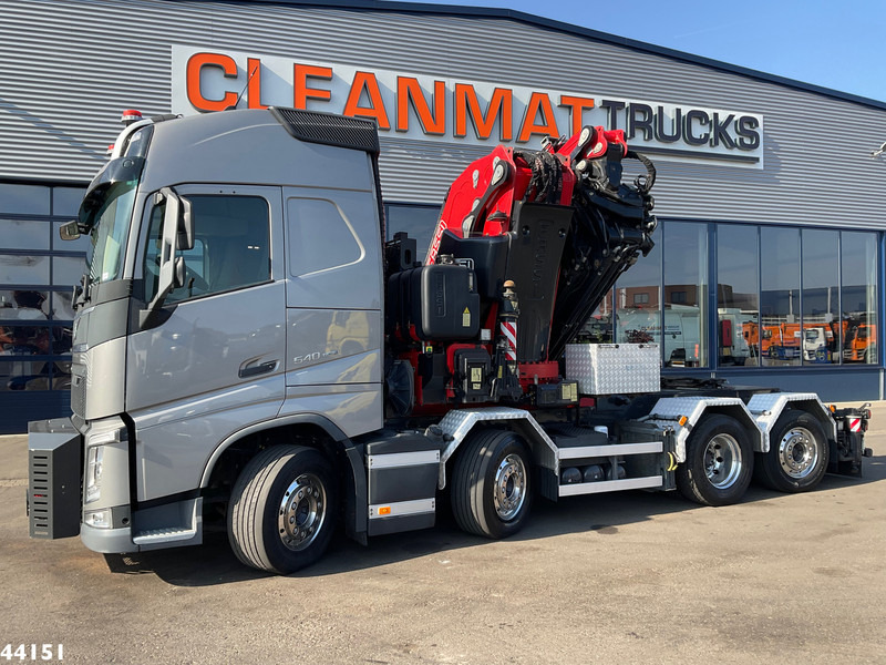 Камион с кран Volvo FH 540 Fassi 165 Tonmeter laadkraan + Fly-Jib Just 104.869 km!: снимка 8