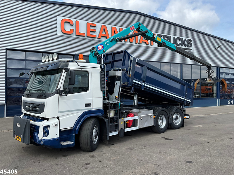 Volvo FM 330 HMF 16 Tonmeter Z-kraan - Самосвал камион, Камион с кран: снимка 1 Volvo FM 330 HMF 16 Tonmeter Z-kraan - Самосвал камион, Камион с кран: снимка 1
