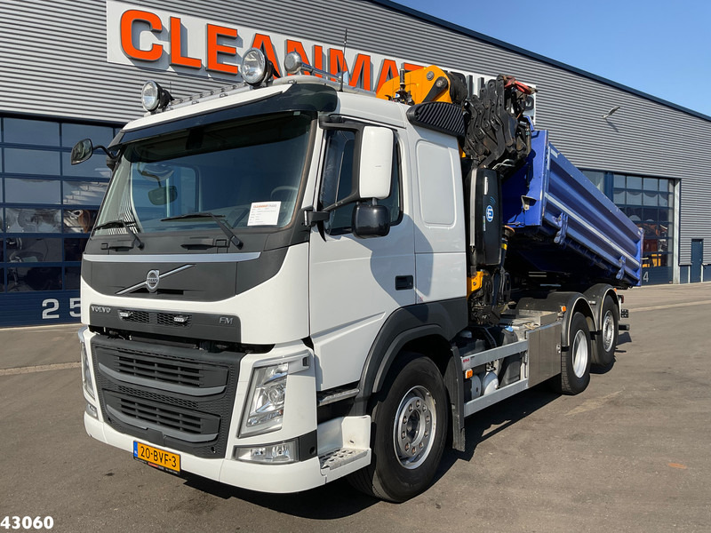 Volvo FM 460 Effer 26 Tonmeter laadkraan Kipper Just 94.130 km! - Самосвал камион, Камион с кран: снимка 2 Volvo FM 460 Effer 26 Tonmeter laadkraan Kipper Just 94.130 km! - Самосвал камион, Камион с кран: снимка 2