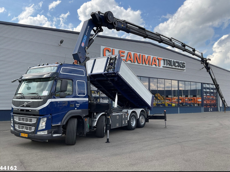 Volvo FM 500 Euro 6 HMF 50 Tonmeter laadkraan + Fly-Jib - Камион с кран: снимка 2 Volvo FM 500 Euro 6 HMF 50 Tonmeter laadkraan + Fly-Jib - Камион с кран: снимка 2