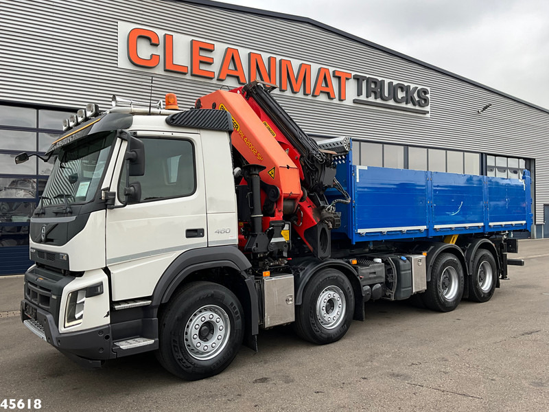 Volvo FMX 460 8x4 Euro 6 Palfinger 42 Tonmeter laadkraan + Fly-Jib! - Самосвал камион, Камион с кран: снимка 3 Volvo FMX 460 8x4 Euro 6 Palfinger 42 Tonmeter laadkraan + Fly-Jib! - Самосвал камион, Камион с кран: снимка 3