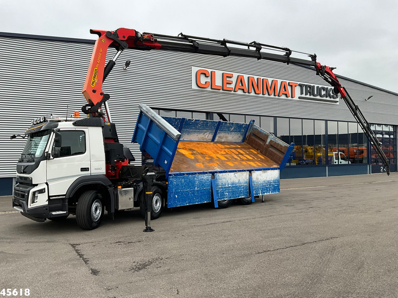 Volvo FMX 460 8x4 Euro 6 Palfinger 42 Tonmeter laadkraan + Fly-Jib! - Самосвал камион, Камион с кран: снимка 1 Volvo FMX 460 8x4 Euro 6 Palfinger 42 Tonmeter laadkraan + Fly-Jib! - Самосвал камион, Камион с кран: снимка 1