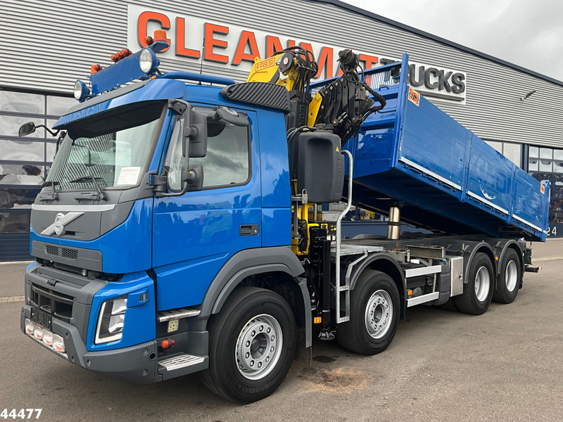 Volvo FMX 540 8x4 Euro 6 Fassi 36 Tonmeter laadkraan - Самосвал камион, Камион с кран: снимка 3 Volvo FMX 540 8x4 Euro 6 Fassi 36 Tonmeter laadkraan - Самосвал камион, Камион с кран: снимка 3