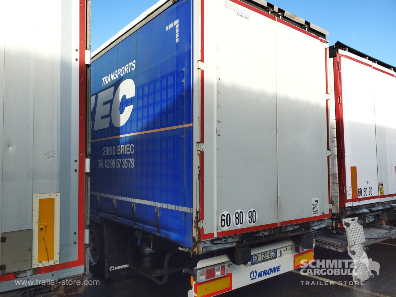 KRONE Curtainsider Standard - Брезентово полуремарке: снимка 2 KRONE Curtainsider Standard - Брезентово полуремарке: снимка 2