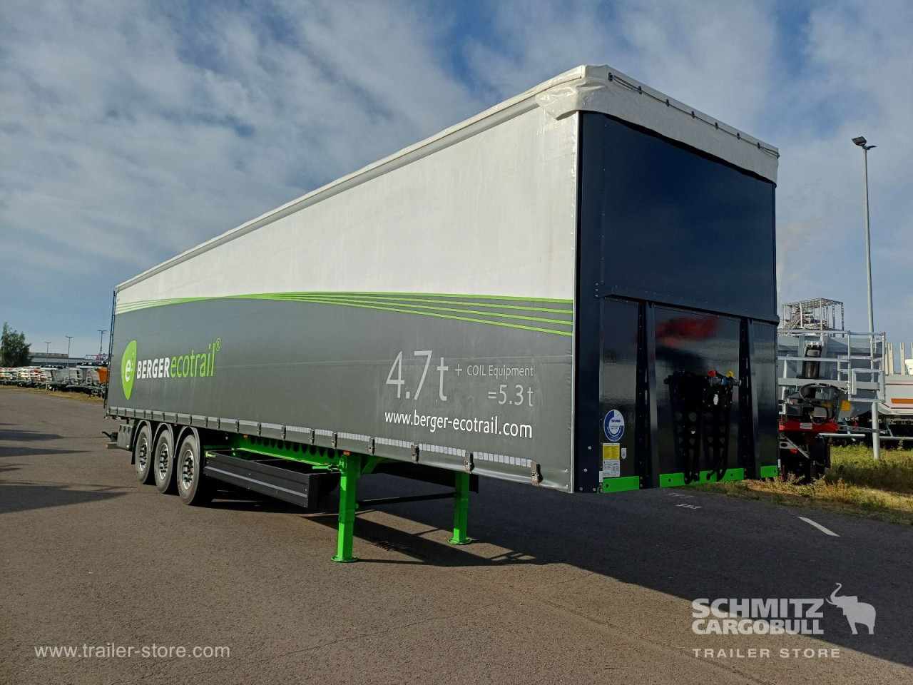 BERGER Auflieger Curtainsider Standard - Брезентово полуремарке: снимка 1 BERGER Auflieger Curtainsider Standard - Брезентово полуремарке: снимка 1