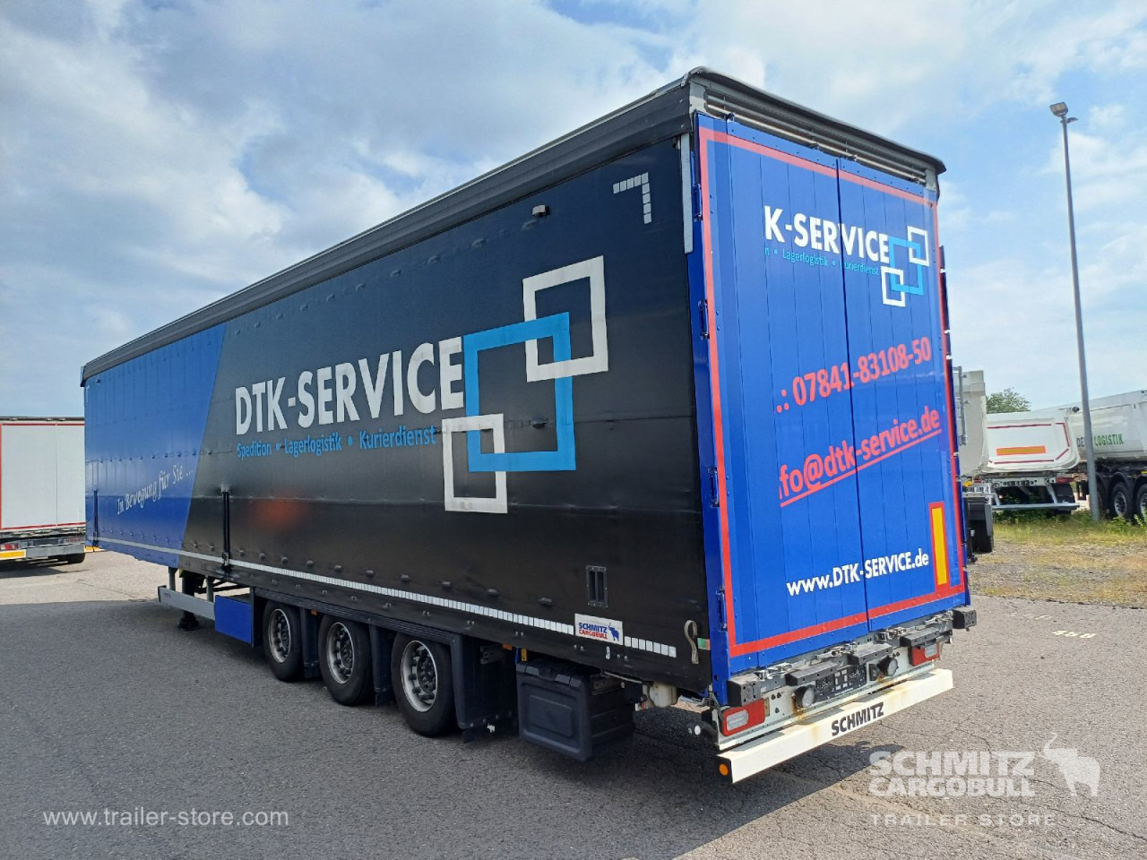 Брезентово полуремарке SCHMITZ Auflieger Curtainsider Mega: снимка 8