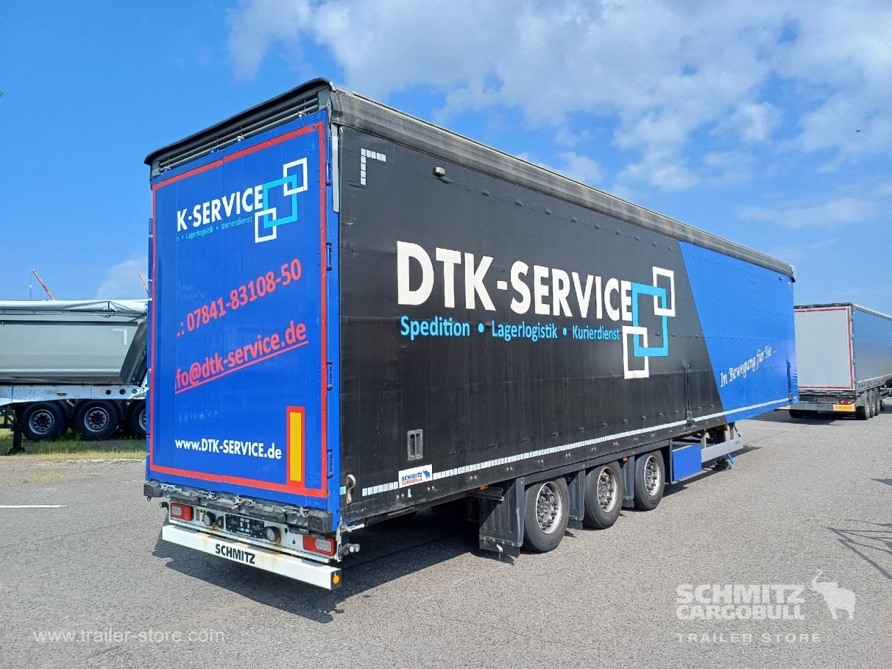 Брезентово полуремарке SCHMITZ Auflieger Curtainsider Mega: снимка 11