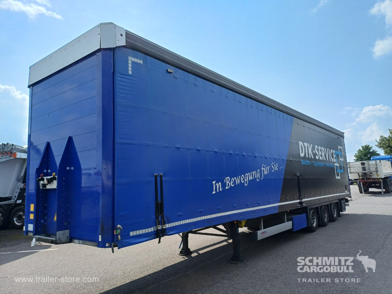 Брезентово полуремарке SCHMITZ Auflieger Curtainsider Mega: снимка 10