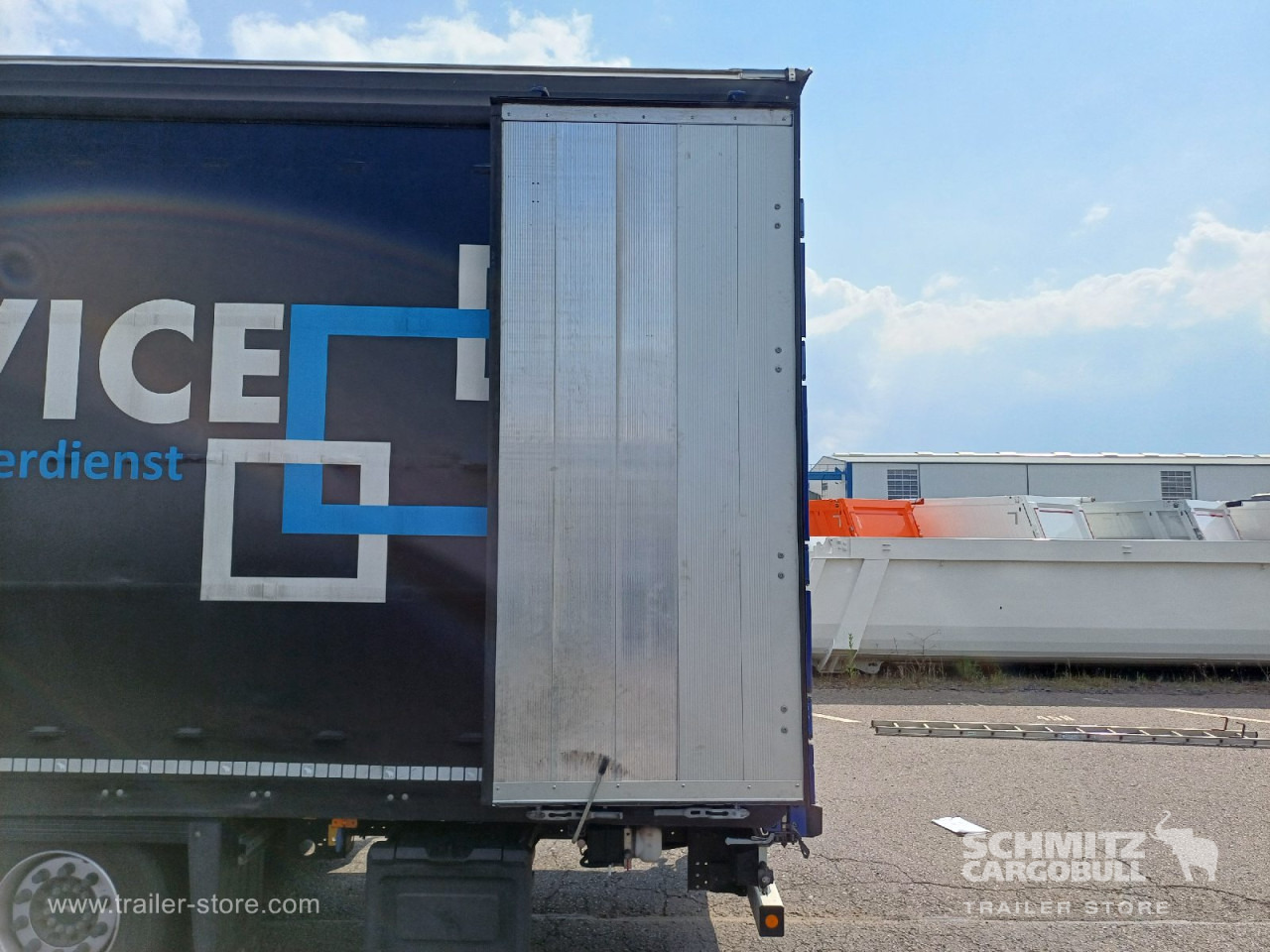 Брезентово полуремарке SCHMITZ Auflieger Curtainsider Mega: снимка 12
