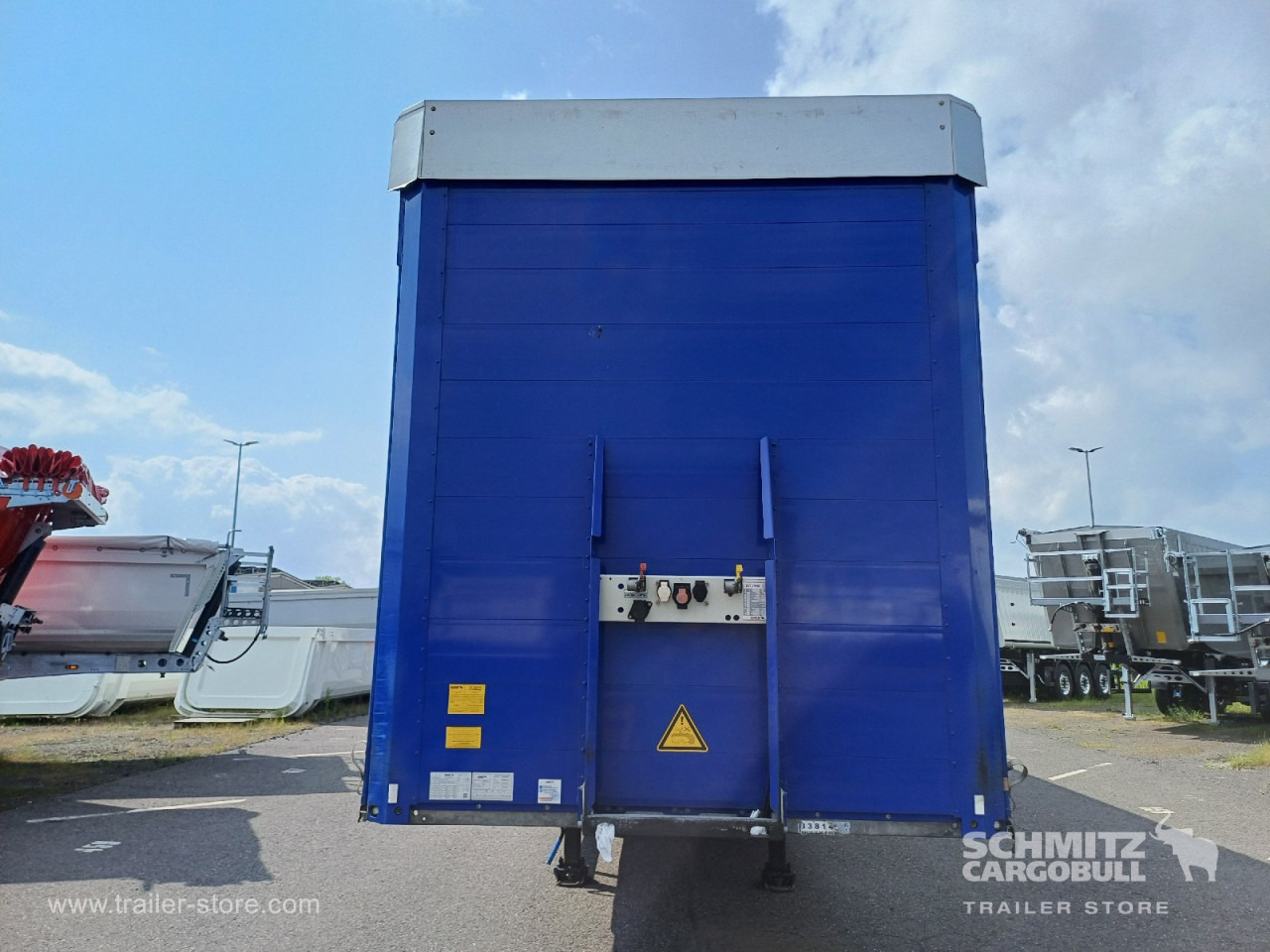 Брезентово полуремарке SCHMITZ Auflieger Curtainsider Mega: снимка 15