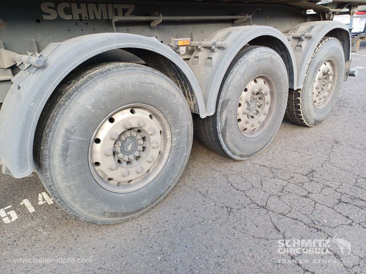 SCHMITZ Auflieger Kipper Alukastenmulde 24m³ - Самосвал полуремарке: снимка 2 SCHMITZ Auflieger Kipper Alukastenmulde 24m³ - Самосвал полуремарке: снимка 2