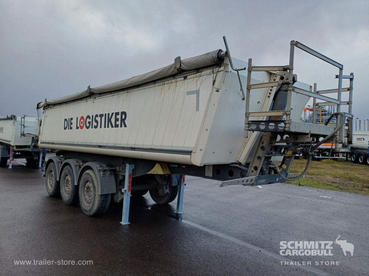 SCHMITZ Auflieger Kipper Alukastenmulde 24m³ - Самосвал полуремарке: снимка 1 SCHMITZ Auflieger Kipper Alukastenmulde 24m³ - Самосвал полуремарке: снимка 1