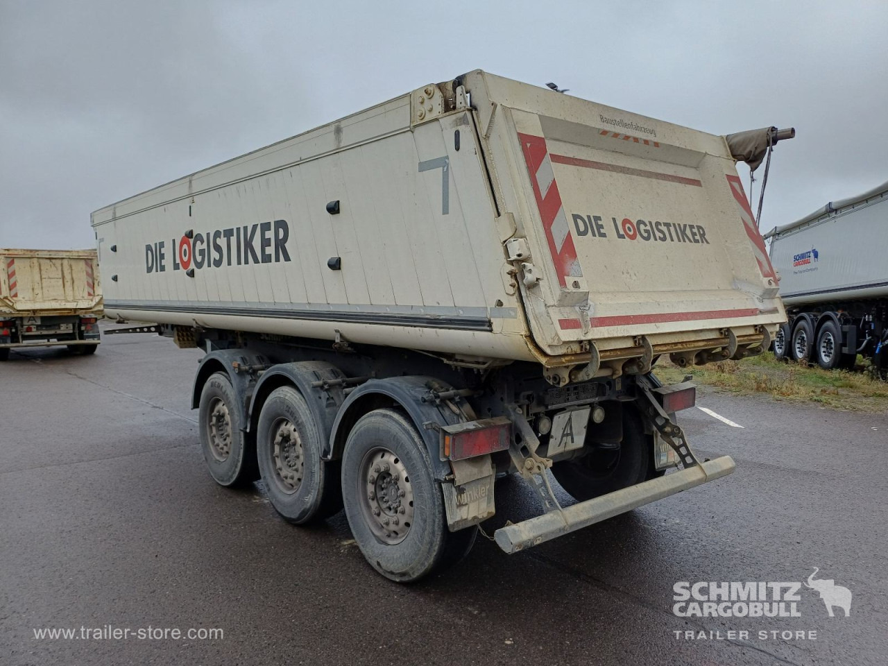 SCHMITZ Auflieger Kipper Alukastenmulde 24m³ - Самосвал полуремарке: снимка 4 SCHMITZ Auflieger Kipper Alukastenmulde 24m³ - Самосвал полуремарке: снимка 4