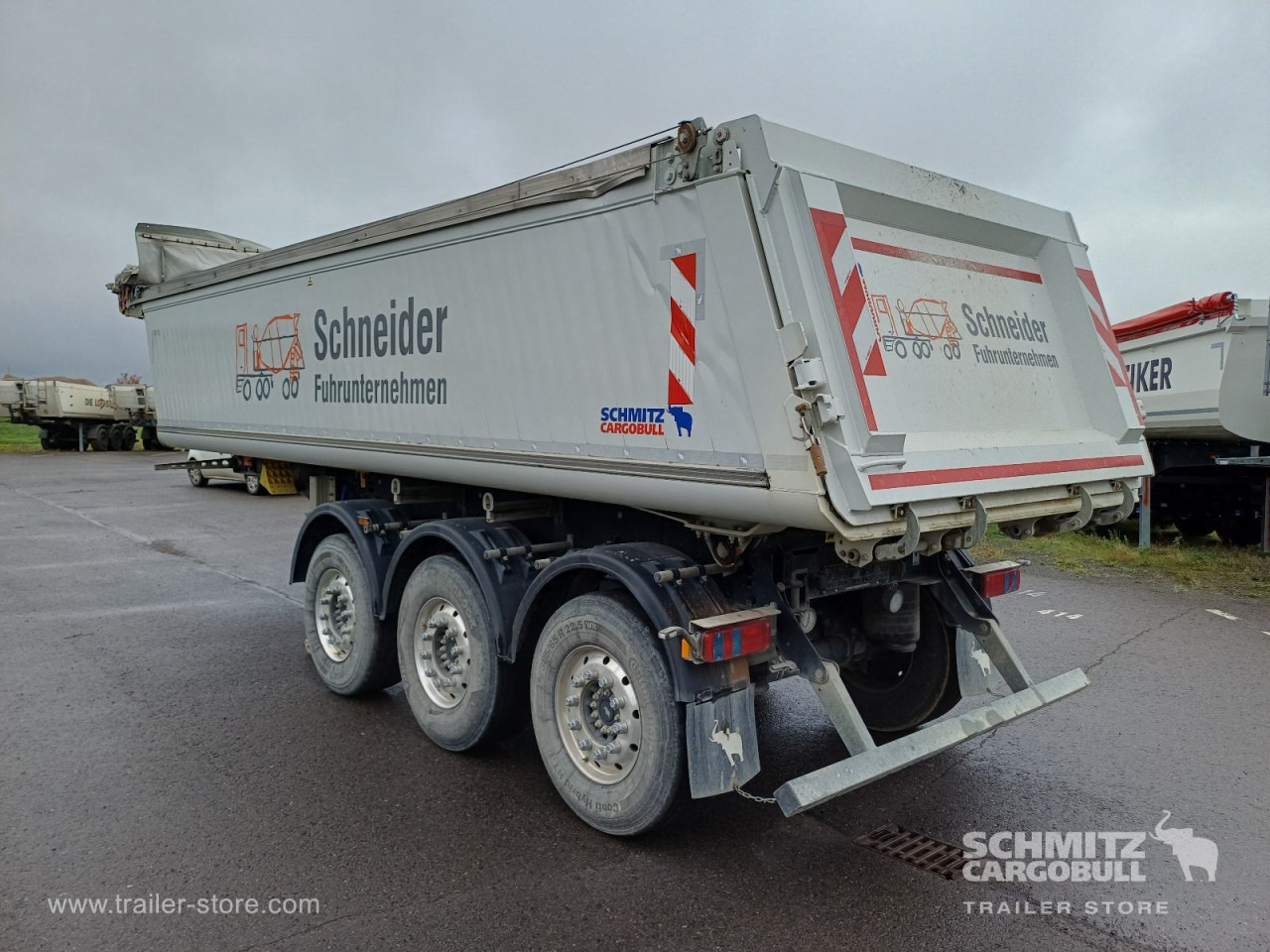 SCHMITZ Auflieger Kipper Alukastenmulde 24m³ - Самосвал полуремарке: снимка 3 SCHMITZ Auflieger Kipper Alukastenmulde 24m³ - Самосвал полуремарке: снимка 3