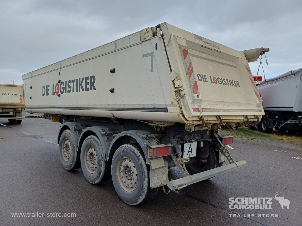 SCHMITZ Auflieger Kipper Alukastenmulde 24m³ - Самосвал полуремарке: снимка 4 SCHMITZ Auflieger Kipper Alukastenmulde 24m³ - Самосвал полуремарке: снимка 4