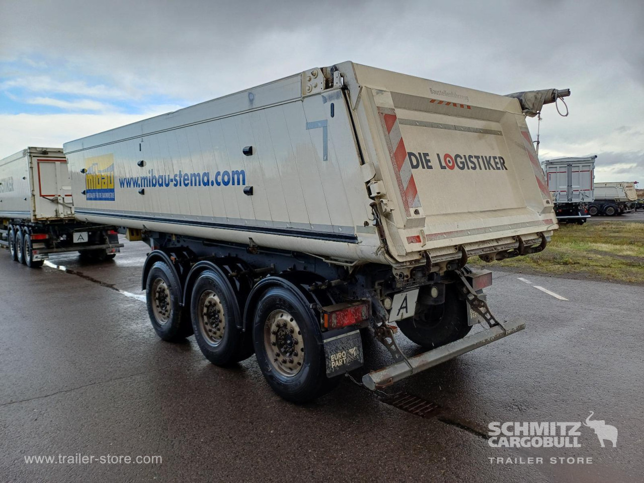 SCHMITZ Auflieger Kipper Alukastenmulde 24m³ - Самосвал полуремарке: снимка 4 SCHMITZ Auflieger Kipper Alukastenmulde 24m³ - Самосвал полуремарке: снимка 4