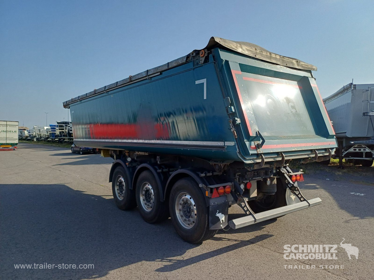SCHMITZ Auflieger Kipper Alukastenmulde 27m³ - Самосвал полуремарке: снимка 5 SCHMITZ Auflieger Kipper Alukastenmulde 27m³ - Самосвал полуремарке: снимка 5