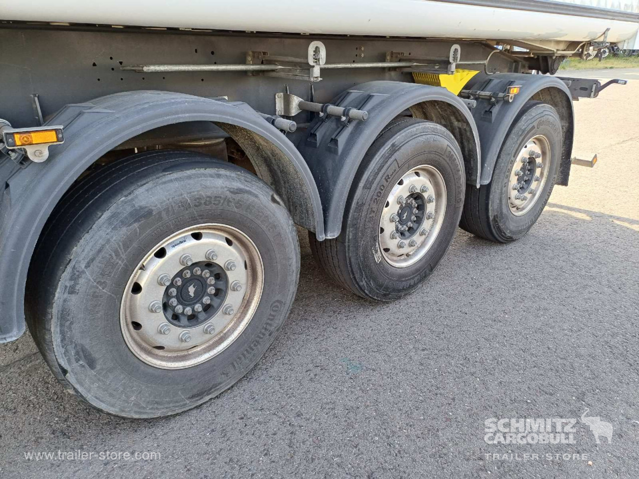 SCHMITZ Auflieger Kipper Alukastenmulde 52m³ - Самосвал полуремарке: снимка 2 SCHMITZ Auflieger Kipper Alukastenmulde 52m³ - Самосвал полуремарке: снимка 2
