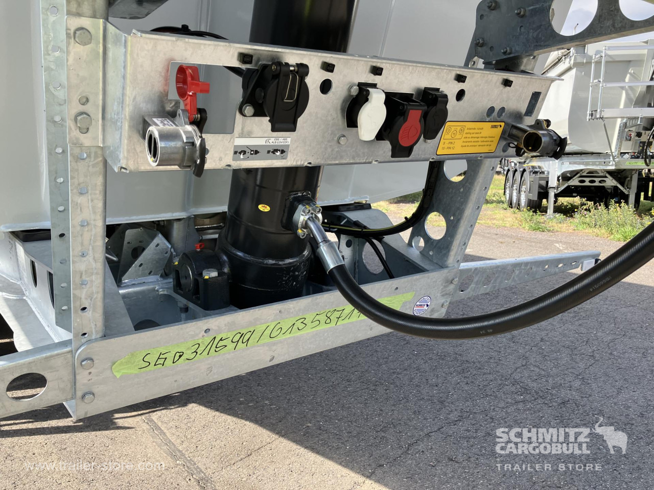 Нови Самосвал полуремарке SCHMITZ Auflieger Kipper Stahlrundmulde 29m³: снимка 9