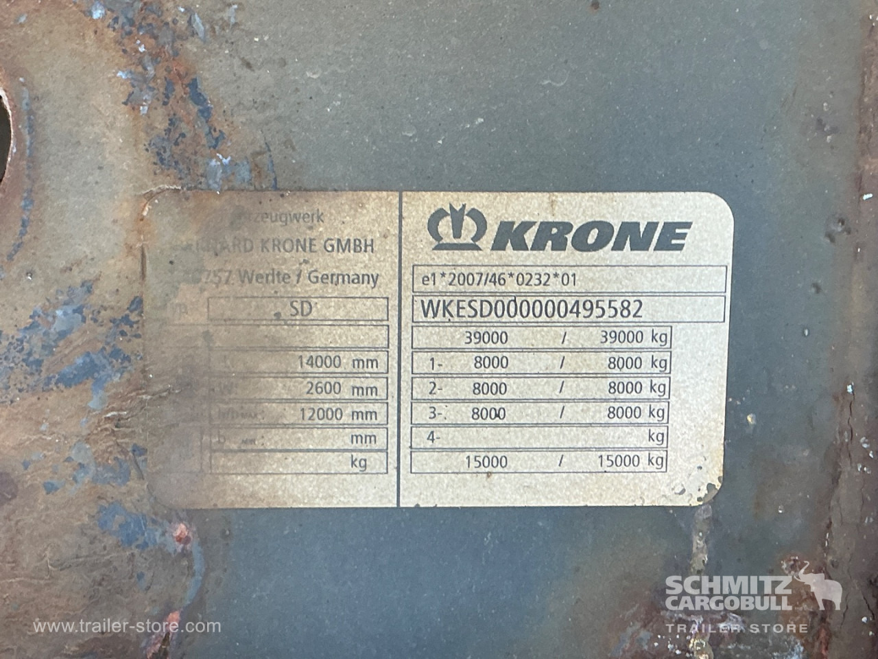 Лизинг на KRONE Dryfreight Standard Taillift KRONE Dryfreight Standard Taillift: снимка 6