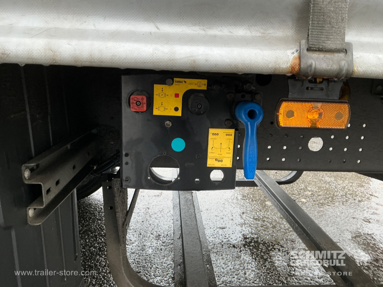 Брезентово полуремарке SCHMITZ Curtainsider Standard , Folding wall right: снимка 7