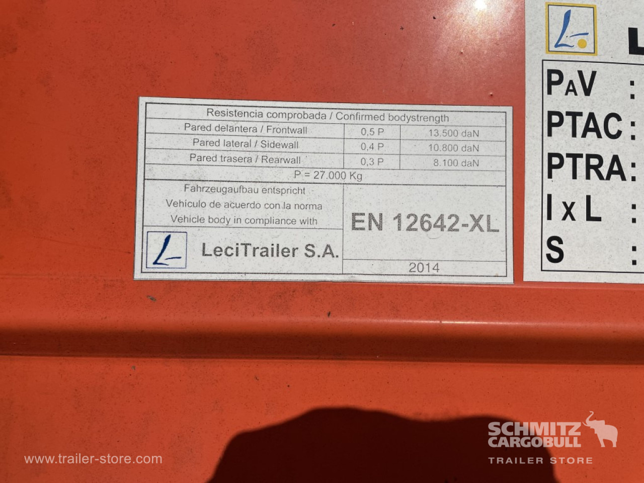 LECI TRAILER Semiremolque Lona Standard - Брезентово полуремарке: снимка 2 LECI TRAILER Semiremolque Lona Standard - Брезентово полуремарке: снимка 2