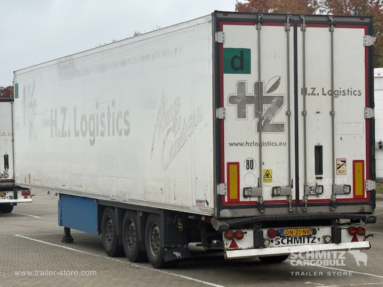 Изотермичен полуремарке SCHMITZ Oplegger Vries Standard: снимка 11