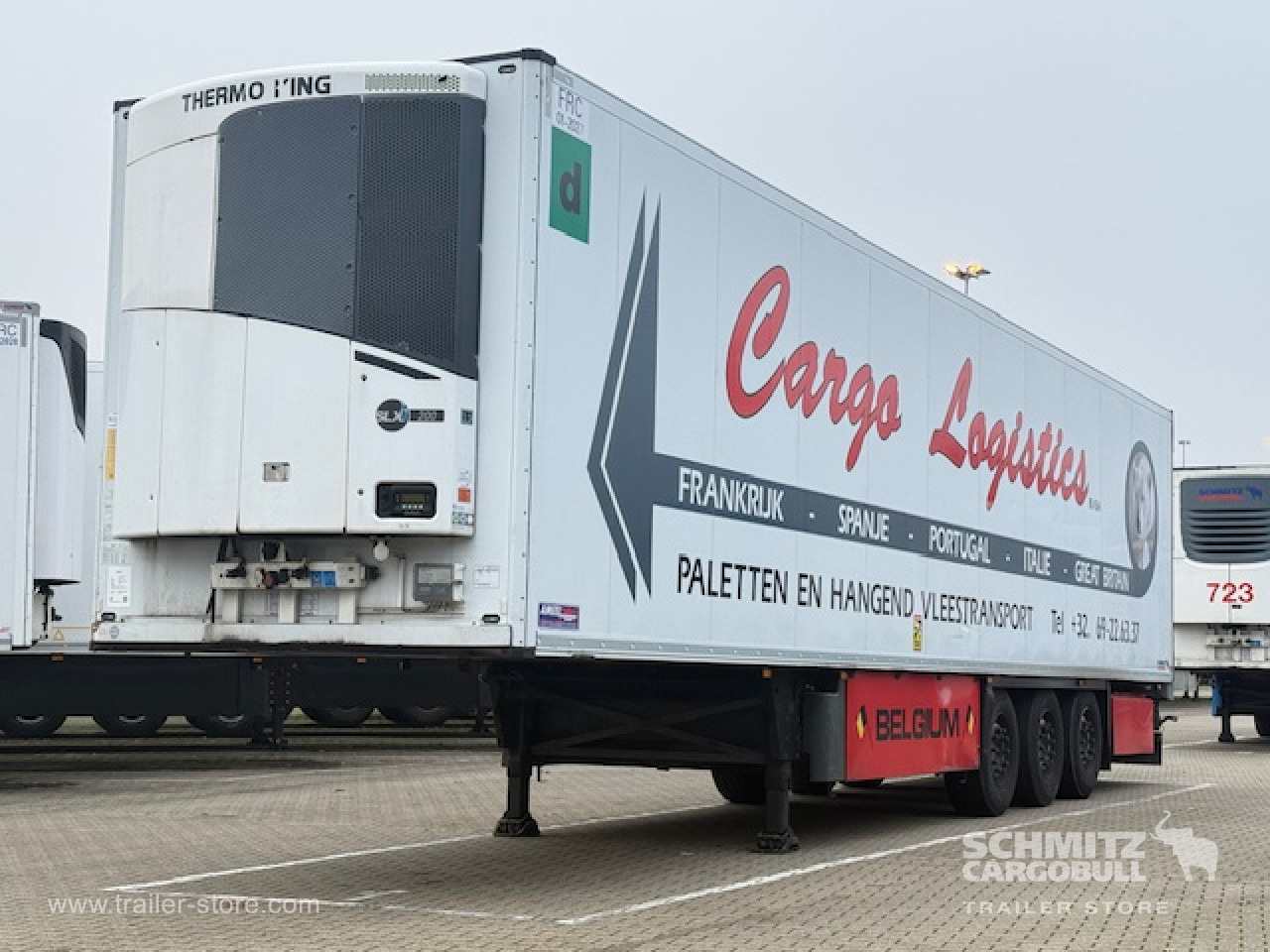 SCHMITZ Oplegger Vries Vleeshangwerk - Изотермичен полуремарке: снимка 1 SCHMITZ Oplegger Vries Vleeshangwerk - Изотермичен полуремарке: снимка 1