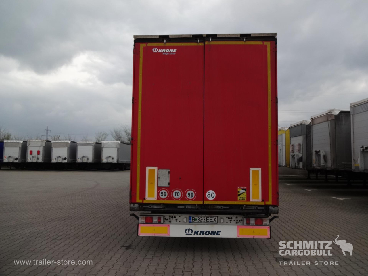 Брезентово полуремарке KRONE Curtainsider Mega: снимка 7