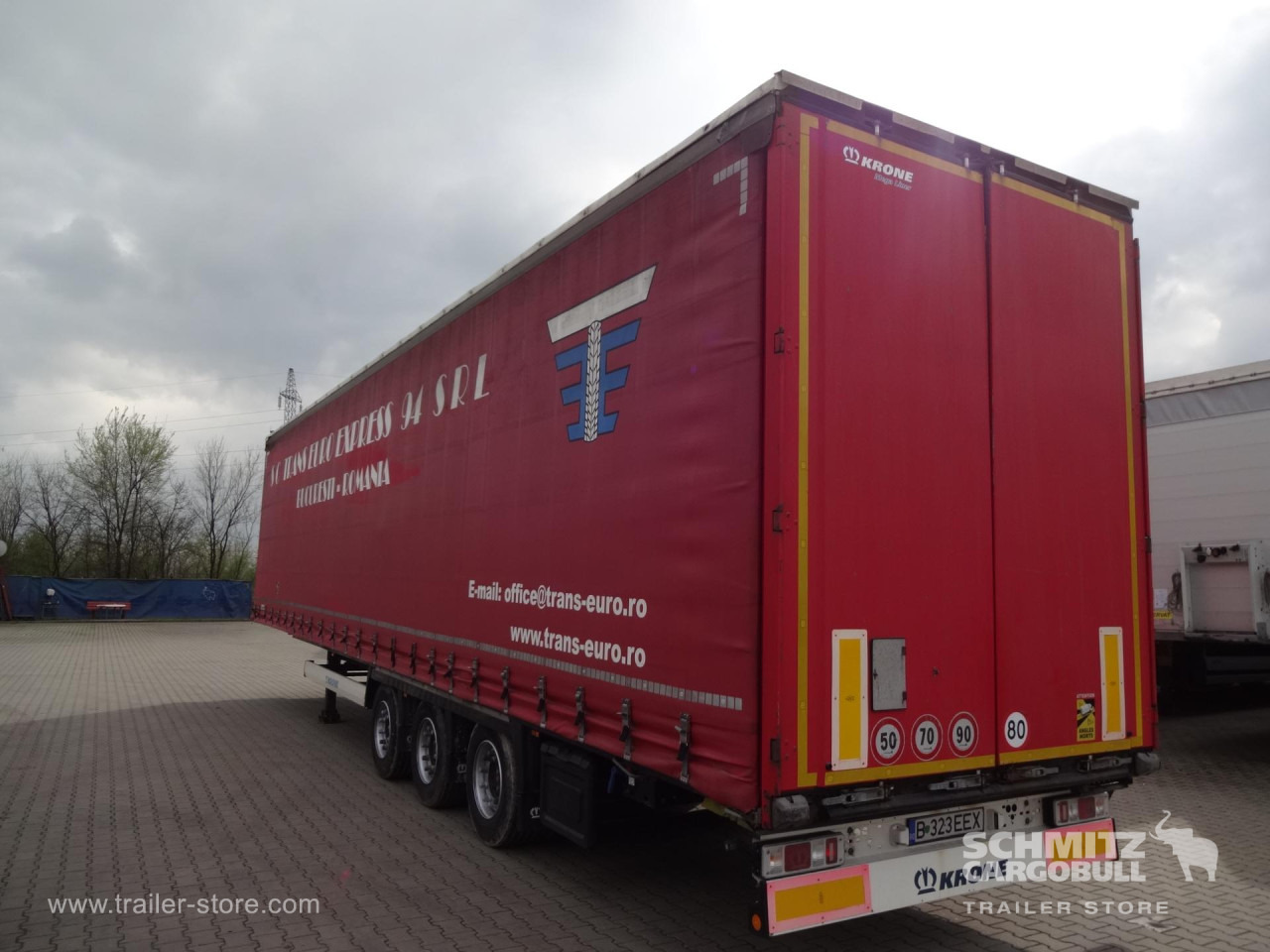 Брезентово полуремарке KRONE Curtainsider Mega: снимка 6