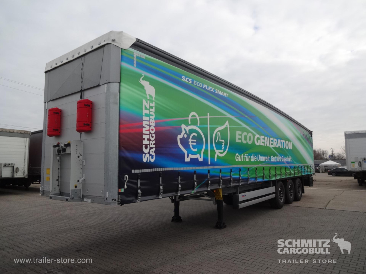 SCHMITZ Curtainsider Standard - Брезентово полуремарке: снимка 4 SCHMITZ Curtainsider Standard - Брезентово полуремарке: снимка 4