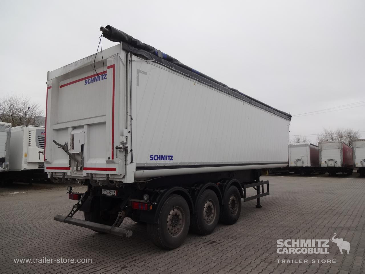 SCHMITZ Tipper Alu-square sided body 52m³ - Самосвал полуремарке: снимка 3 SCHMITZ Tipper Alu-square sided body 52m³ - Самосвал полуремарке: снимка 3