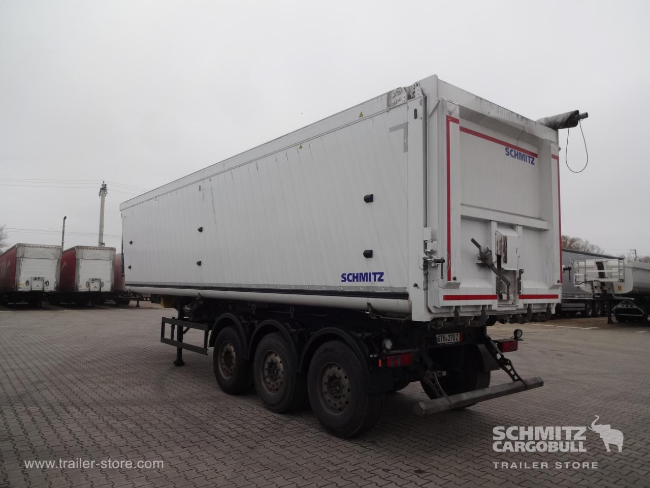 SCHMITZ Tipper Alu-square sided body 52m³ - Самосвал полуремарке: снимка 4 SCHMITZ Tipper Alu-square sided body 52m³ - Самосвал полуремарке: снимка 4