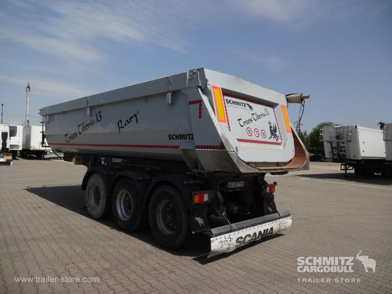 SCHMITZ Tipper Steel half pipe body 24m³ - Самосвал полуремарке: снимка 1 SCHMITZ Tipper Steel half pipe body 24m³ - Самосвал полуремарке: снимка 1
