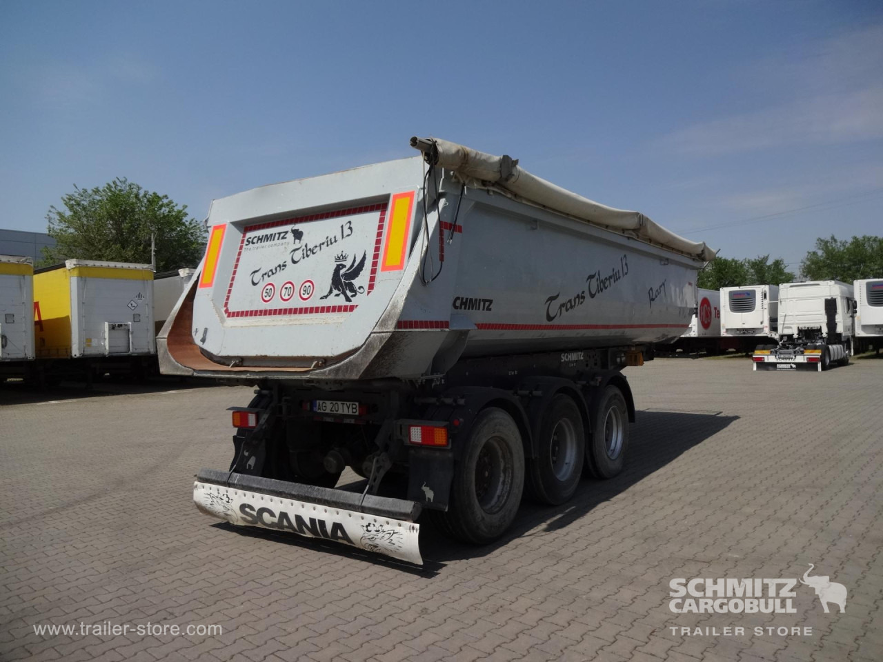 SCHMITZ Tipper Steel half pipe body 24m³ - Самосвал полуремарке: снимка 3 SCHMITZ Tipper Steel half pipe body 24m³ - Самосвал полуремарке: снимка 3