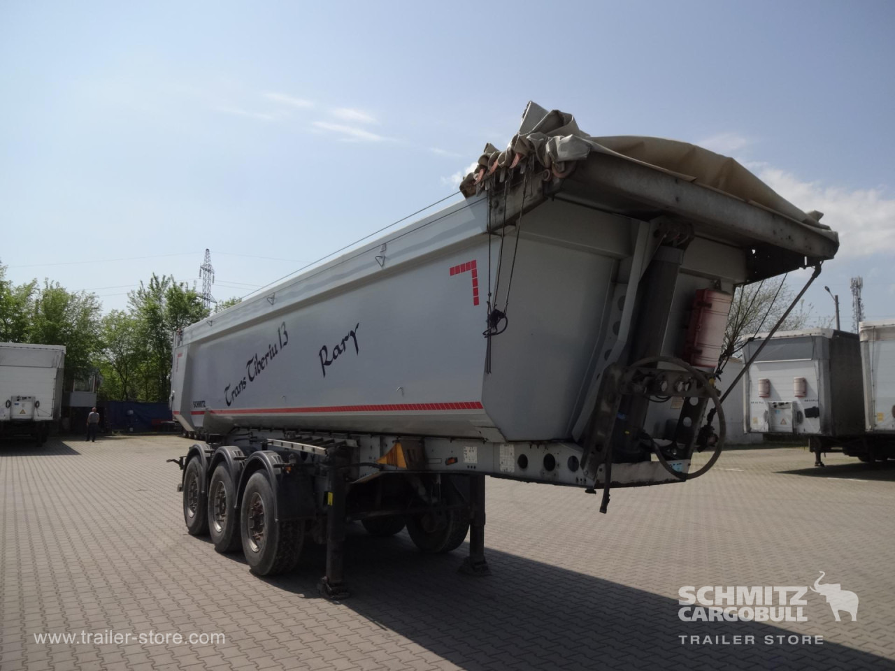 SCHMITZ Tipper Steel half pipe body 252m³ - Самосвал полуремарке: снимка 4 SCHMITZ Tipper Steel half pipe body 252m³ - Самосвал полуремарке: снимка 4