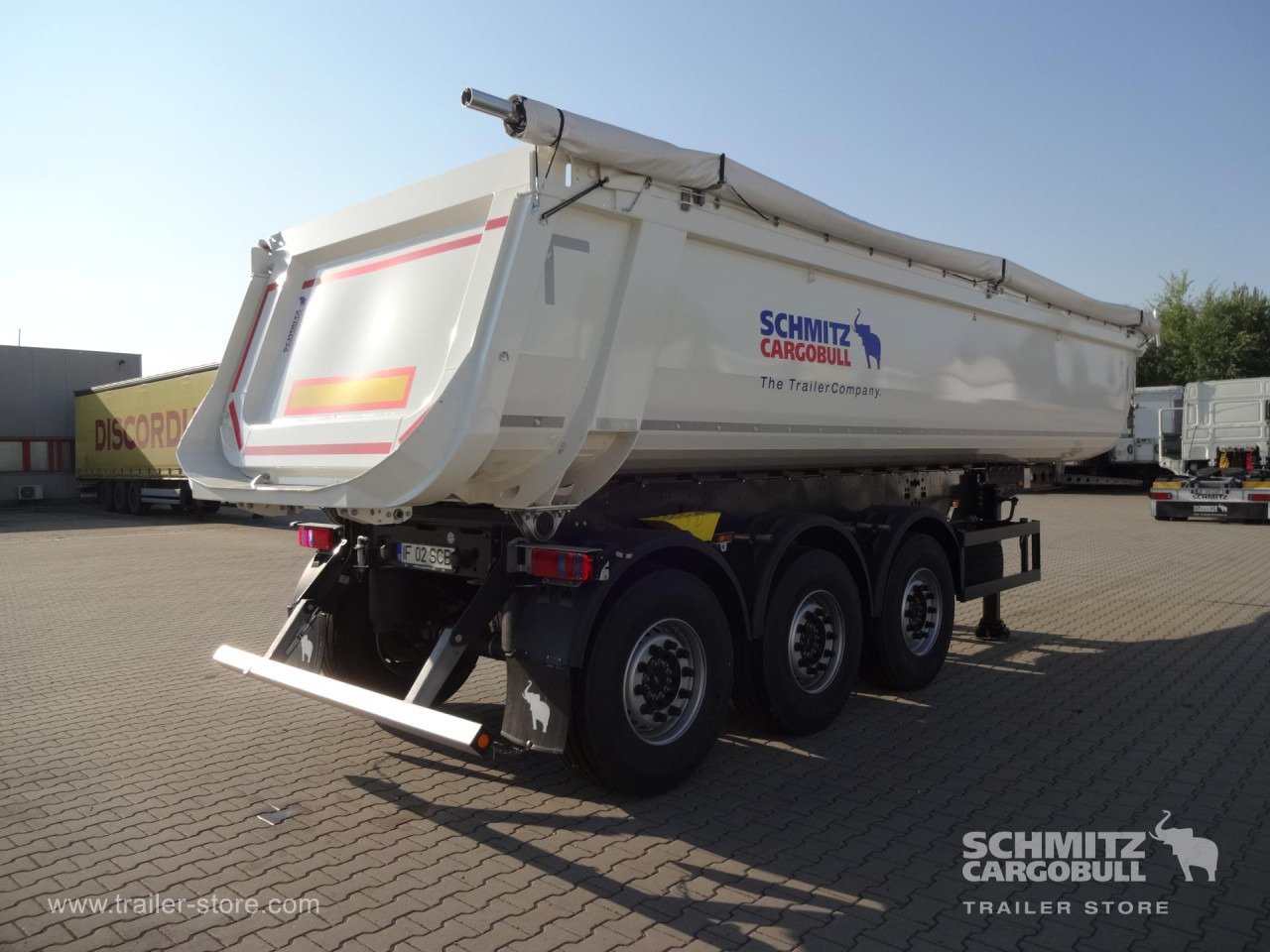 SCHMITZ Tipper Steel half pipe body 27m³ - Самосвал полуремарке: снимка 3 SCHMITZ Tipper Steel half pipe body 27m³ - Самосвал полуремарке: снимка 3
