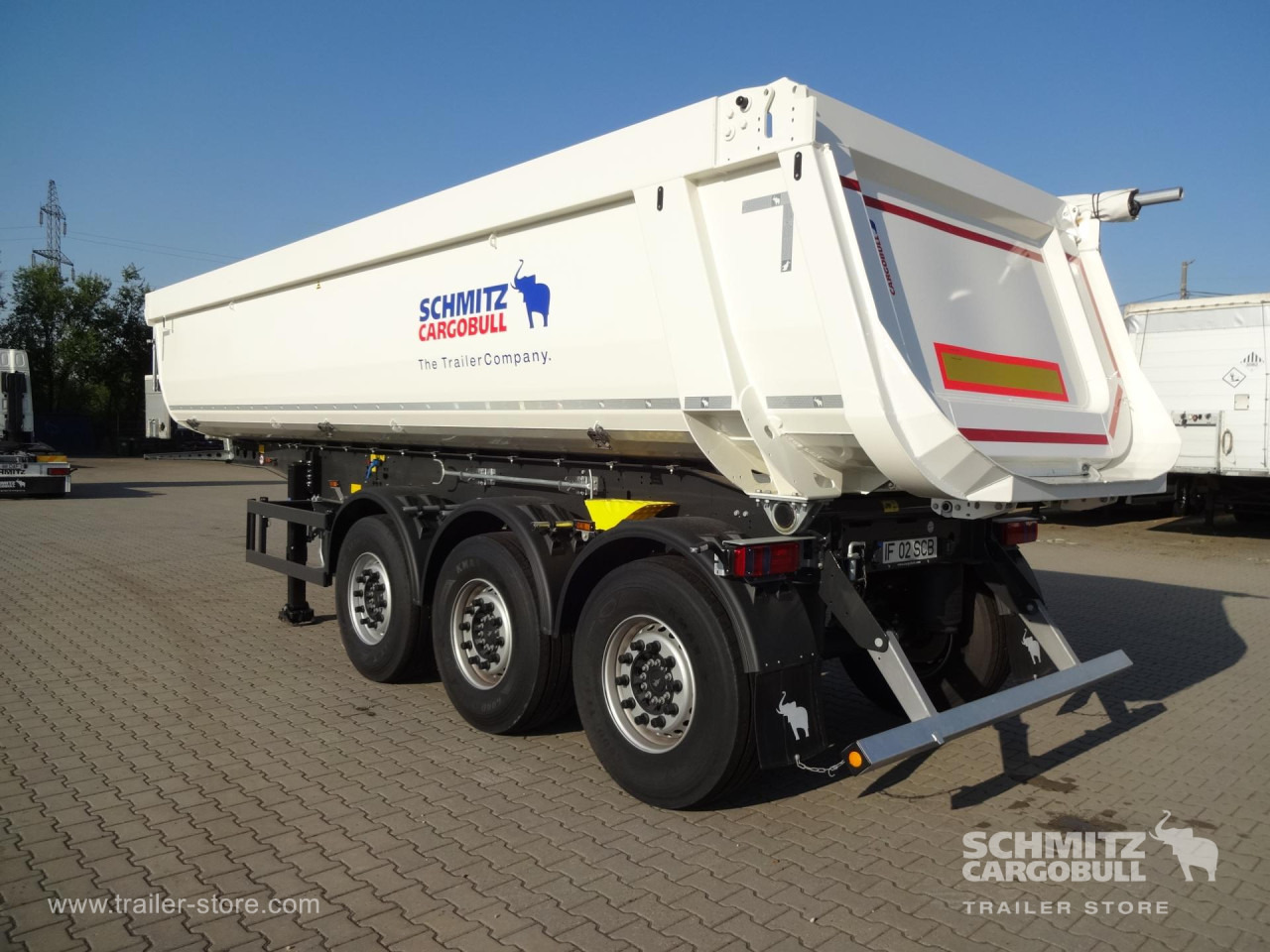 SCHMITZ Tipper Steel half pipe body 27m³ - Самосвал полуремарке: снимка 1 SCHMITZ Tipper Steel half pipe body 27m³ - Самосвал полуремарке: снимка 1