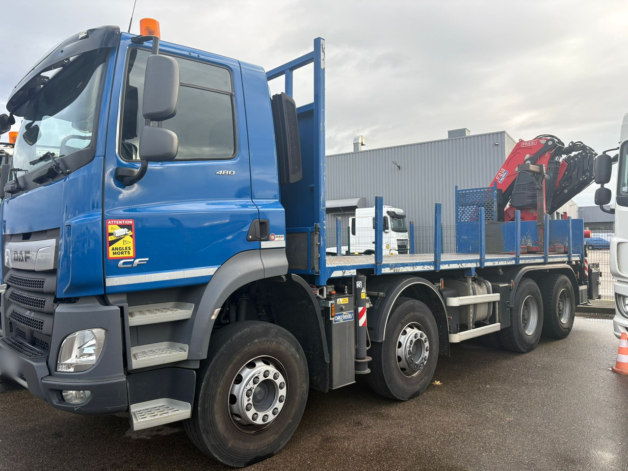 DAF CF 480 8x4 E6 / Fassi F315A.2.26 crane / flatbedCF 480 8x4 E6 / Fassi F315A.2.26 crane / flatbed - Камион с кран: снимка 3 DAF CF 480 8x4 E6 / Fassi F315A.2.26 crane / flatbedCF 480 8x4 E6 / Fassi F315A.2.26 crane / flatbed - Камион с кран: снимка 3