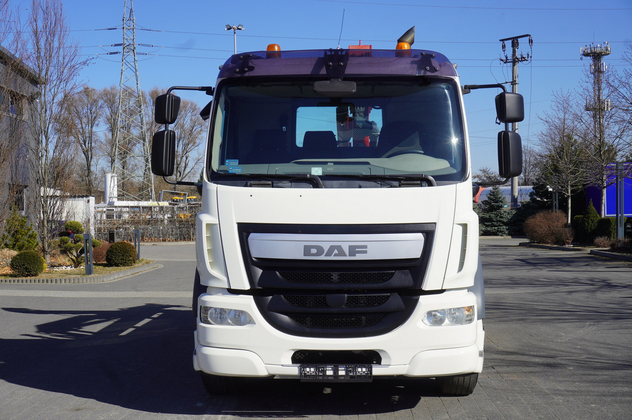 Камион с кран DAF LF 18.310 E6 / Skip loader Fornal NKR 130V / HDS HMF 735 K2 / Manual gearbox: снимка 11