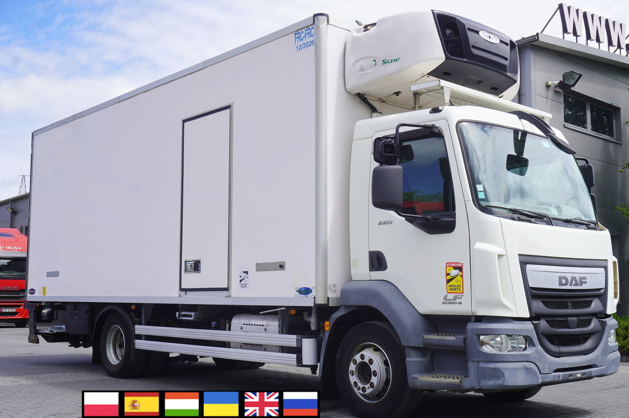 DAF LF 220 / Refrigerator 16 EPAL Multitemp / Carrier Supra 1150 MT / Palfinger 1500 kg - Рефрижератор камион: снимка 1 DAF LF 220 / Refrigerator 16 EPAL Multitemp / Carrier Supra 1150 MT / Palfinger 1500 kg - Рефрижератор камион: снимка 1