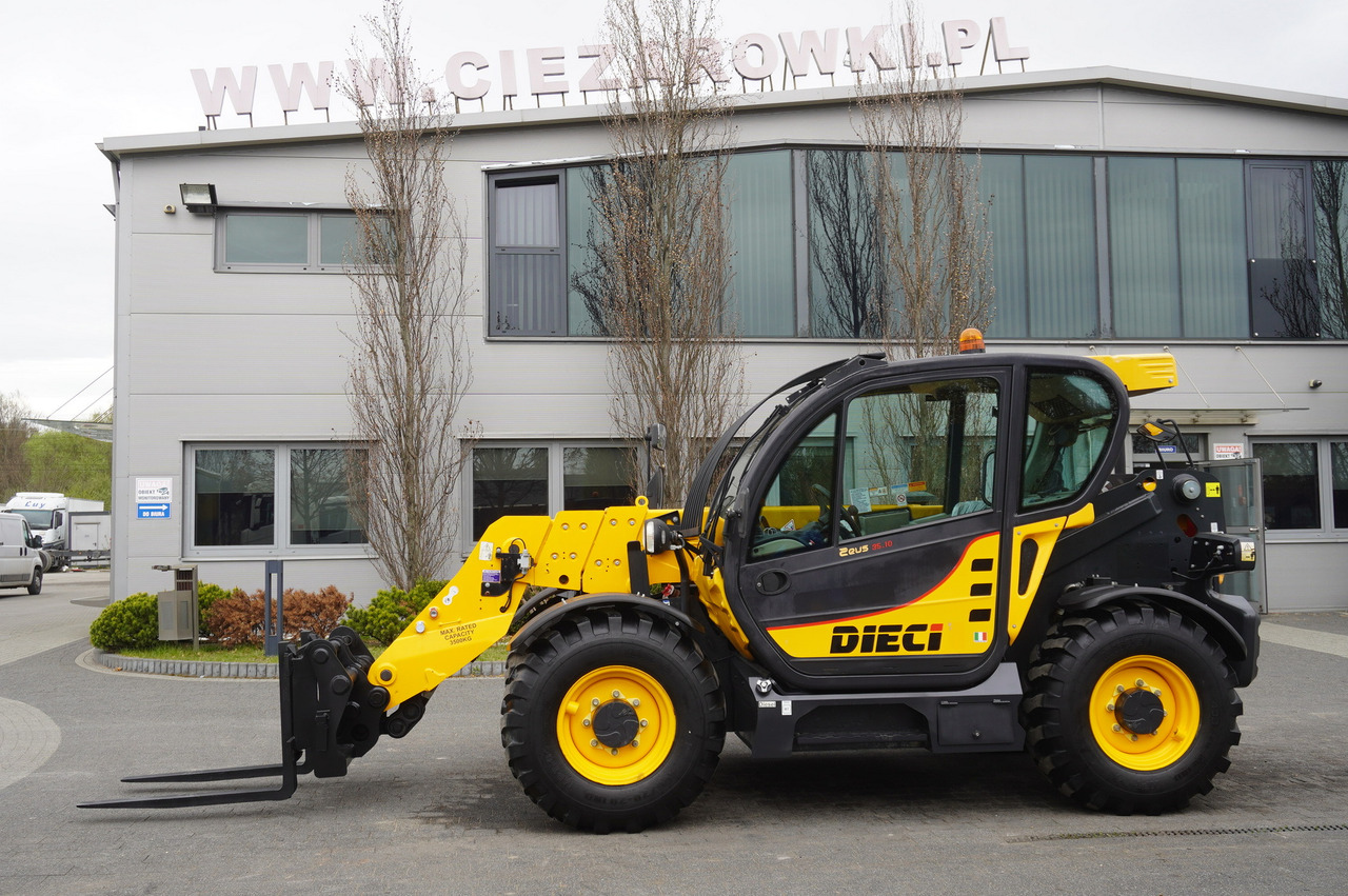 DIECI Zeus 35.10 brand-new telescopic loader / 6 MTH !!! / 10 m reach / 3.5 t - Колесен товарач: снимка 4 DIECI Zeus 35.10 brand-new telescopic loader / 6 MTH !!! / 10 m reach / 3.5 t - Колесен товарач: снимка 4