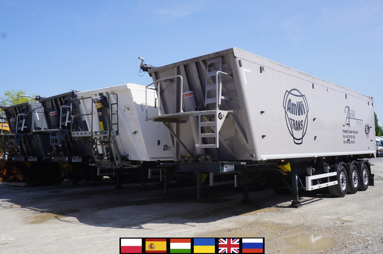 GRAS GS tipper / 52 m3 semi-trailer! / 2023 / 3 units - Самосвал полуремарке: снимка 1 GRAS GS tipper / 52 m3 semi-trailer! / 2023 / 3 units - Самосвал полуремарке: снимка 1
