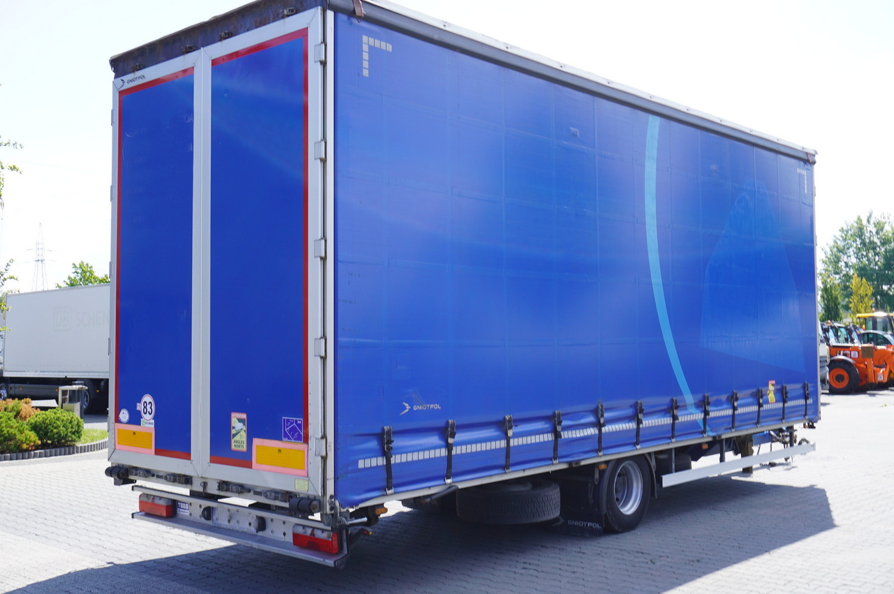 Gniotpol Tandem trailer / 10t / 2018 / 19 pallets - Брезентово ремарке: снимка 4 Gniotpol Tandem trailer / 10t / 2018 / 19 pallets - Брезентово ремарке: снимка 4