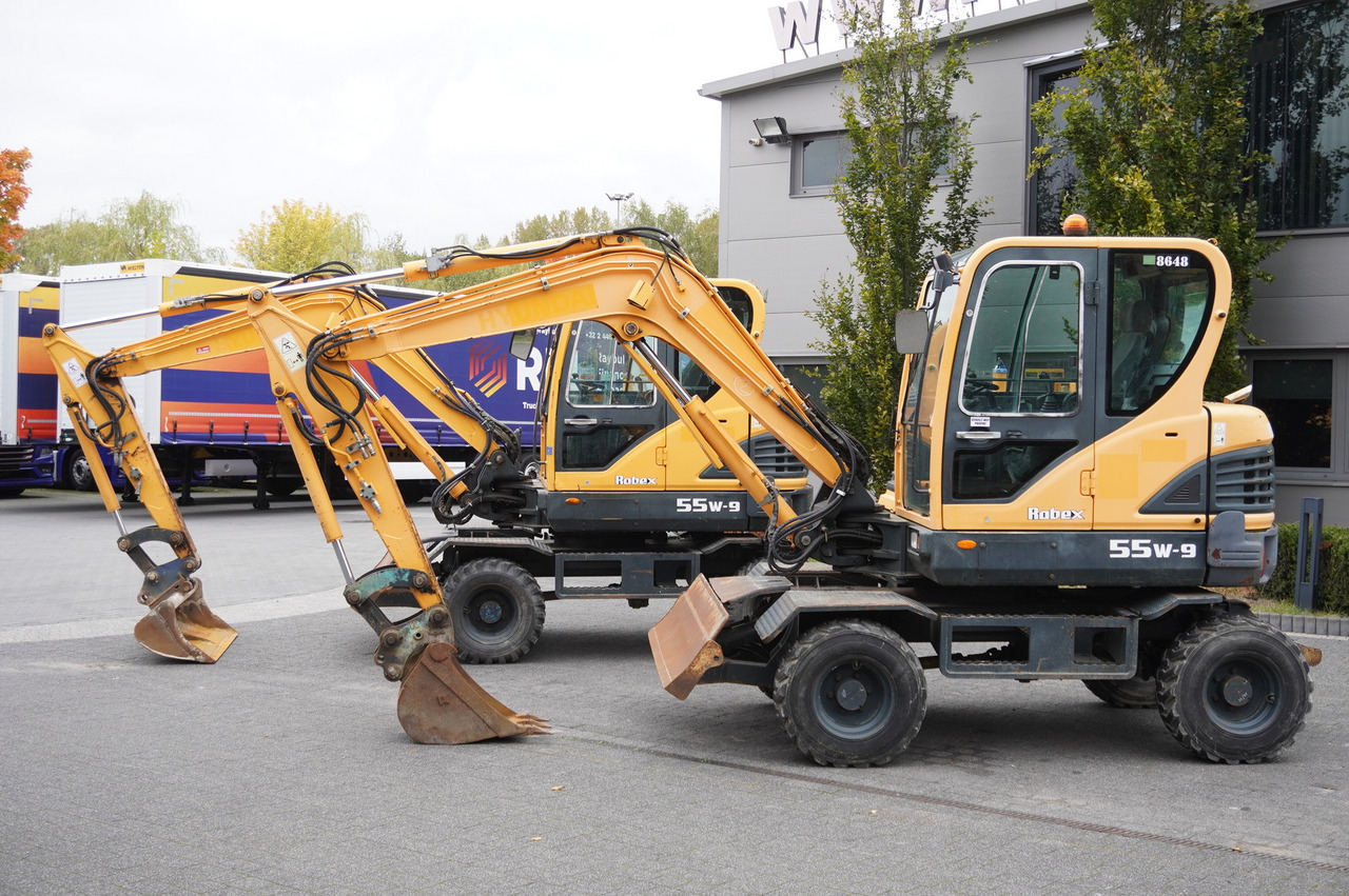 Hyundai Robex 55W-9 Wheeled Excavator 5.5t / 2 unit - Колесен багер: снимка 2 Hyundai Robex 55W-9 Wheeled Excavator 5.5t / 2 unit - Колесен багер: снимка 2