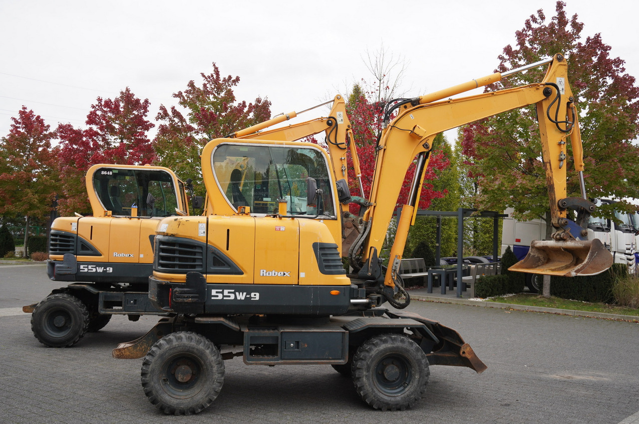 Hyundai Robex 55W-9 Wheeled Excavator 5.5t / 2 unit - Колесен багер: снимка 4 Hyundai Robex 55W-9 Wheeled Excavator 5.5t / 2 unit - Колесен багер: снимка 4