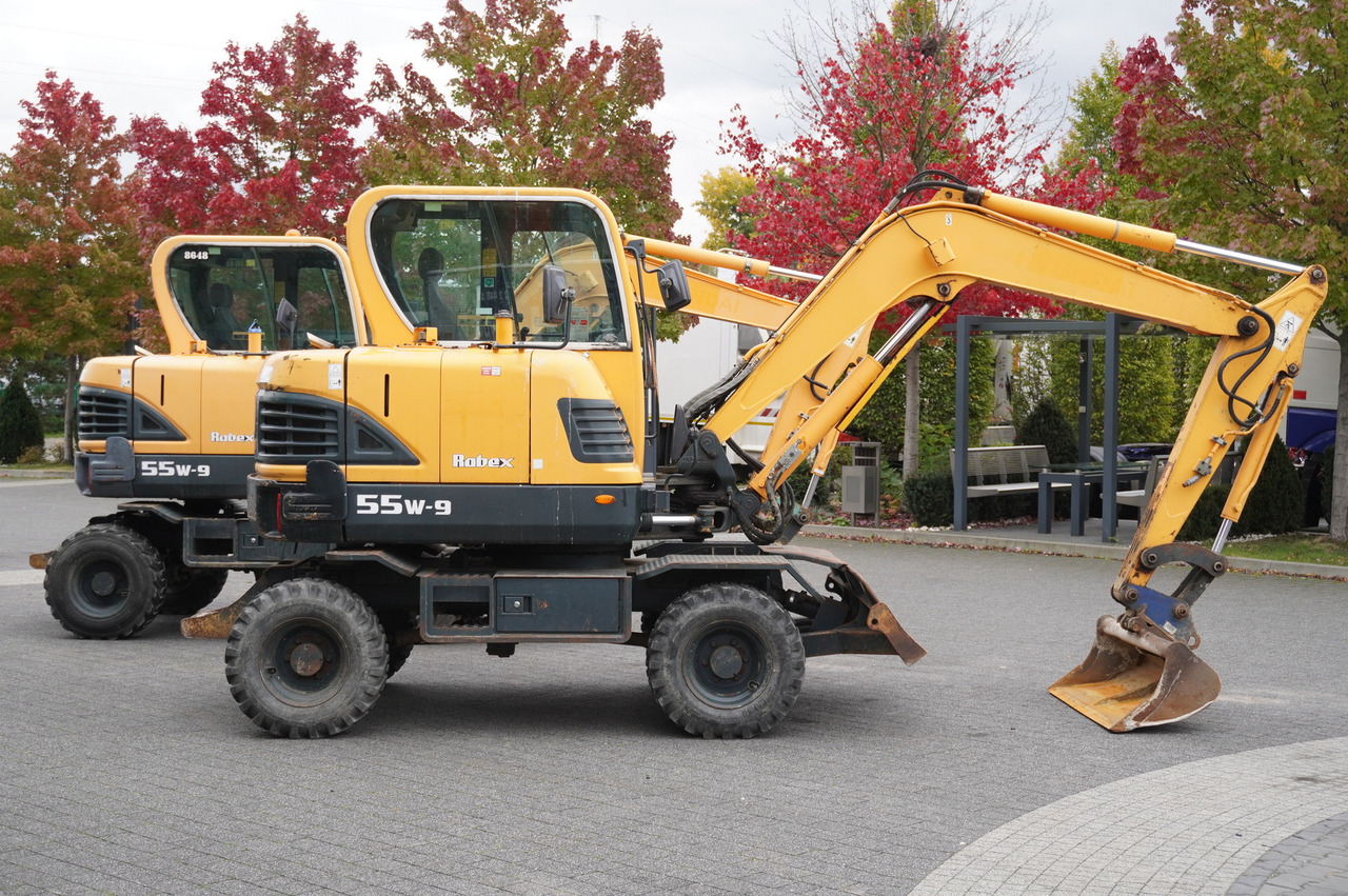 Hyundai Robex 55W-9 Wheeled Excavator 5.5t / 2pcs - Багер: снимка 3 Hyundai Robex 55W-9 Wheeled Excavator 5.5t / 2pcs - Багер: снимка 3